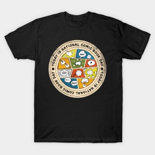 Today is National Comic Book Days Badge T-Shirt